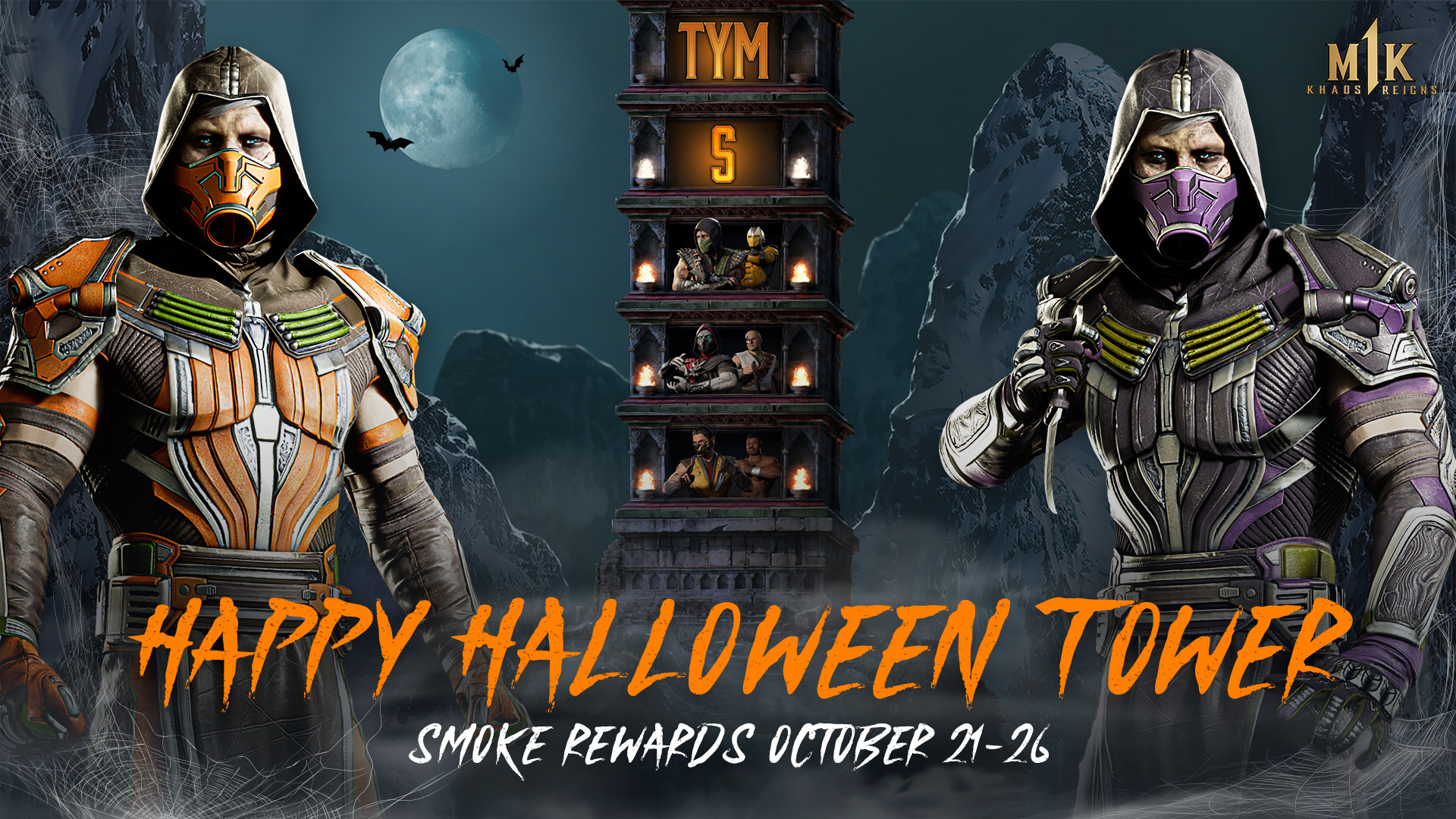 MK1 Happy Halloween Tower Smoke